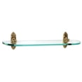 thumbnail image 3 of Ribbon and Reed 18" x 1.25" Bathroom Shelf, Polished Brass, 3 of 3