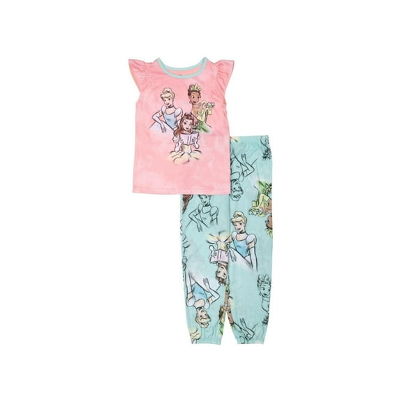 Disney Princess Big Girls Short Set Pajamas, 2-Piece - Assorted