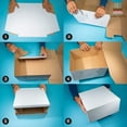 thumbnail image 3 of 12x12x6 Inch White Cake Boxes, Heavy-Duty Corrugated Bakery Boxes, 6 Count, 3 of 7