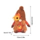thumbnail image 2 of Fiudx Gnomo de Peluche de Halloween, Decoración Otoñal Hecha a Mano, Colgante Luminoso a Pilas, Regalo de Buena Suerte, Decoración Otoñal de Acción de Gracias, Tamaño 15 X 8 X 22 Cm, Temática de Hoja, 2 of 6