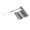 Silver, variant on Yajisi Electric Guitar Tremolo Bridge with Bar Adjustable Amplitude Guitar String Treble Bridge Tailpiece Set Replacement Parts for LP SG Series, Silver