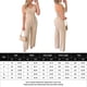 thumbnail image 2 of Completo Pantalone Lungo Conjunto de pantalones de 2 piezas para mujer, informal, de color sólido, de cintura alta, holgado, para vacaciones Cgtredaw Caqui M para Mujer, 2 of 6