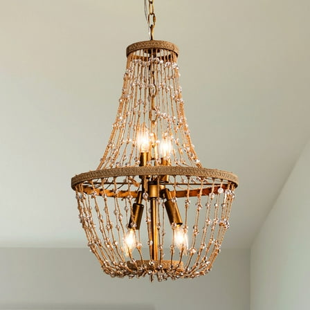 Luxury Cosmopolitan Chandelier, Antique Brass, ULB2447