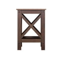 thumbnail image 4 of Saint Birch Lambert Modern Farmhouse 3-Piece Rosewood Grain Table Set, 4 of 11