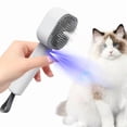 thumbnail image 4 of Spray Comb Hair Removal Brush for Cats & Dogs, White, 4 of 12