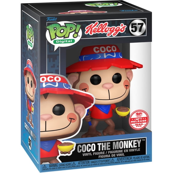 Collectible Funko POP! Digital: Kellogg's - Coco The Monkey (NFT Release)(1640 PCS) #57