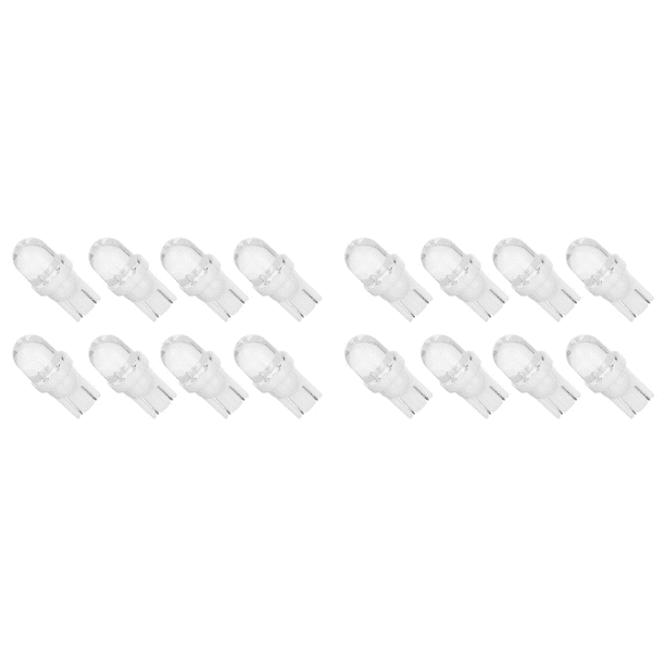 Bombillas de lámpara de ancho de cuña lateral para coche T10 12V 5W W5W luz de lectura LED blanca 8 Uds