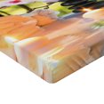 thumbnail image 2 of Ambesonne Spa Fitted Sheet, Spa with Candles Orchids, Full Size, Pale Green Fuchsia, 2 of 3
