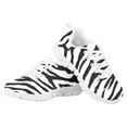 thumbnail image 4 of Pzuqiu Zebra Print Sneakers Girls Size 2 Mesh Breathable Kids Tennis Running Shoes Outdoor Sport Shoes Walking Shoes Lightweight, 4 of 5
