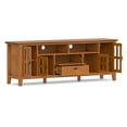thumbnail image 3 of Simpli Home Artisan 72 inch Wide Solid Wood TV Stand in Honey Brown For TVs up to 80 inches, 3 of 13