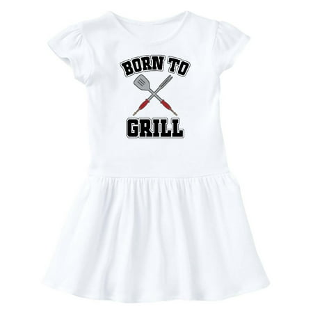 

Inktastic BBQ Born to Grill Gift Gift Baby Girl Dress