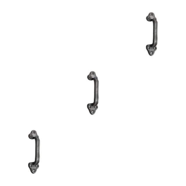 Billuyoard Manija de puerta de decoración de pared de Metal, fácil instalación, manija de puerta artesanal de hierro de construcción sólida Type1 NO1