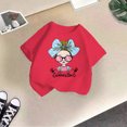thumbnail image 5 of Toddler Girls T Shirt Kid Cute Graphic Round Neck Short Sleeve Summer Casual Tops for Girls Size 3-4T, 5 of 5