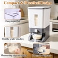 thumbnail image 5 of Topsome Rice Dispenser, 22 Lbs Rice Storage Container with Measuring Cup and Lid, Airtight Food Storage Container for Kitchen Pantry Household Organization, 5 of 8
