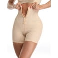 thumbnail image 5 of DYMADE Women Plus Size Solid Color High Waist Abdomen And Hip Lifting Shapewear, 5 of 5
