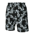 thumbnail image 5 of Kdxio Flower Pattern Mens Casual Shorts - Drawstring Summer Beach Sports Shorts for Men, 5 of 9