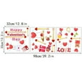 thumbnail image 3 of SLYNSHome Valentine's Day Window Clings Stickers Decorations Cute Heart Valentine's Wall Decals for Home Hotel Wedding Propose Ornament, 3 of 8