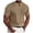 A-Khaki734, variant on Men's Pocket Split Neck Tee Slim Short Sleeve V Neck Pullover Tops Breathable Casual office Tees Shirts