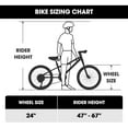 thumbnail image 4 of Hiland 24 Inch Mountain Bike, Front Suspension Fork Bicycles for Adults Multiple Colors, 4 of 9
