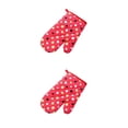 thumbnail image 4 of Injueey Manopla Microondas Horno Guante Algodón Adorable Manoplas para hornear Puntos grandes rojos Puntos grandes rojos 2Conjunto, 4 of 6