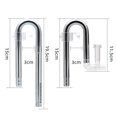 thumbnail image 2 of BeesClover Inflow And Outflow Pipe Set, Stainless Steel Fish Tank Pipe Adjustable Inlet Outlet Water Pipe Removes Surface Scum Pipe For Aquarium Tank, 2 of 8