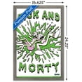 thumbnail image 3 of Rick And Morty - Acid Wall Poster, 14.725" x 22.375", Framed, 3 of 3