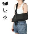 thumbnail image 2 of huanledash Arm Sling Adjustable Padded Elbow Dislocation Sprain Brace Ergonomic Design Shoulder Injury Rotator Cuff Torn Wrist Elbow Surgery Arm Support Strap for Left Right, 2 of 7