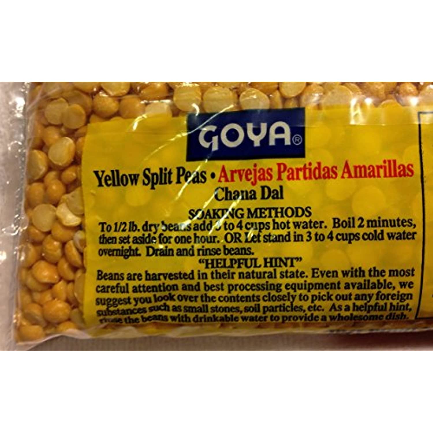 Goya Green Split Peas/Arvejas Partidas Verdes PACK OF 3