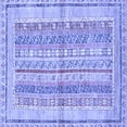 thumbnail image 1 of Ahgly Company Indoor Square Abstract Blue Modern Area Rugs, 3' Square, 1 of 4