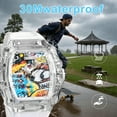 thumbnail image 5 of BOZLUN Men Watch Luxury Automatic Mechanical Watches Self Winding, Luminous Waterproof 3D Dial Watches for Men White, 5 of 11