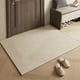 thumbnail image 1 of Alfombra de rayas beige | Alfombra suave de poliéster para salón y dormitorio | Alfombra decorativa de 60 x 40 cm | Alfombra antideslizante para niños y familia, 1 of 6