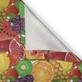 thumbnail image 4 of Ambesonne Colorful Valance Pack of 2, Tropical Fresh Fruits, 42"X18", Multicolor, 4 of 5