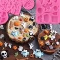 thumbnail image 4 of Toystoory 7 piezas de moldes de silicona para hornear antiadherentes formas de calabaza Halloween pastel resistente al calor Fondant Chocolate DIY Herramientas y accesorios para hornear Toystoory HA008300-00, 4 of 6