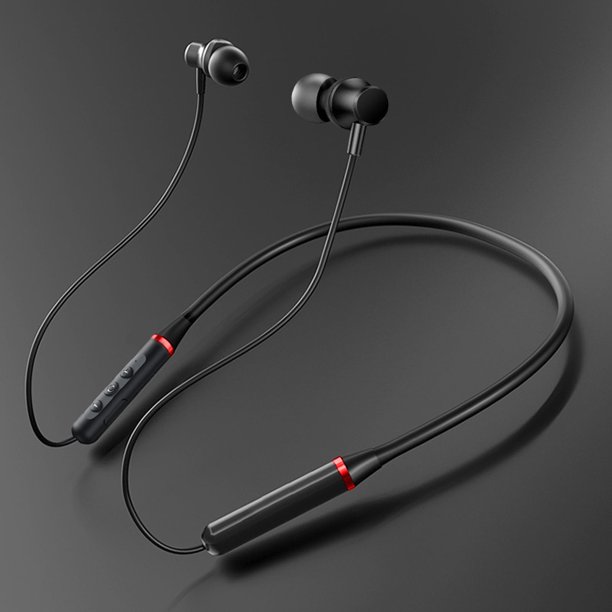 Auriculares deportivos Bluetooth 5.0 Txmfgh: sonido de alta calidad, memoria de contacto, diseño de succión magnética y batería de larga duración para el trabajo y los viajes. Ideales para