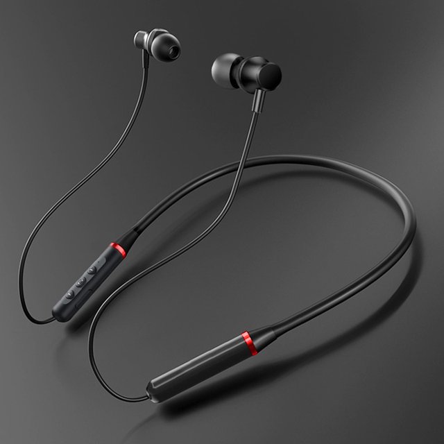 Auriculares deportivos Bluetooth 5.0 Txmfgh: sonido de alta calidad, memoria de contacto, diseño de succión magnética y batería de larga duración para el trabajo y los viajes. Ideales para