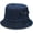 Dark Blue, variant on Denim Bucket Hat for Women Men Summer Beach Travel Wide Brim Sun Cap Pocket Shape Packable Hat