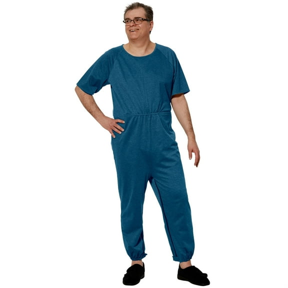 Anti-Strip Jumpsuit for Men - Bobby | Teal - XL