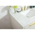 thumbnail image 4 of Elegant Decor Larkin 36" MDF Single Bathroom Vanity with Backsplash in White, 4 of 8