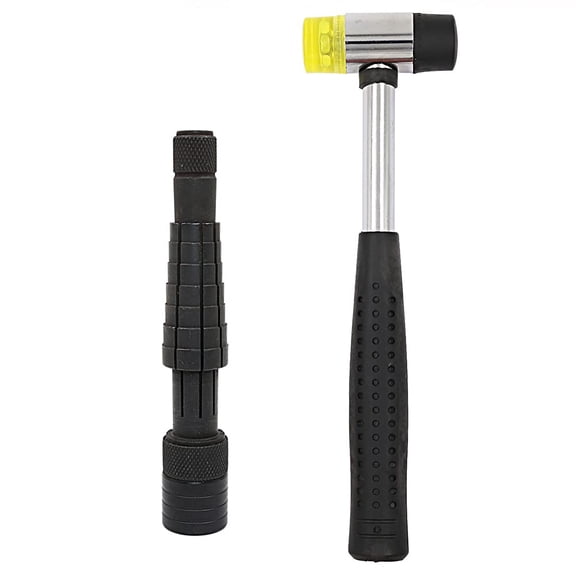 Professional Ring Stretcher & Rubber Mallet Set – Jewelry Ring Size Enlarger Tool for Gold, Silver, Platinum Rings, Easy Operation for Jewelers & DIY Enthusiasts