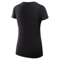 thumbnail image 3 of Women's G-III 4Her by Carl Banks  Black Pittsburgh Pirates Filigree Team V-Neck Fitted T-Shirt, 3 of 3