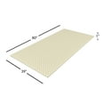 Everyday Home Egg Crate Mattress Topper Twin Extra Large Size