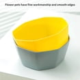 thumbnail image 3 of Xingzhi Succulent Planters Resin Plastic Crafts Personality Decorations Flower Pot Style Decorative Plants Container Office Yards Yellow, 3 of 8
