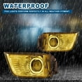 thumbnail image 3 of 2PCS Fog Lamp for 2003 2004 2005 Toyota 4Runner Fog Lights Assemblies 51W Yellow Lens, 3 of 6