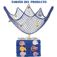thumbnail image 4 of Red De Pesca Bloosom  Decorativa Náutica Decoracion Azul marino, 4 of 5