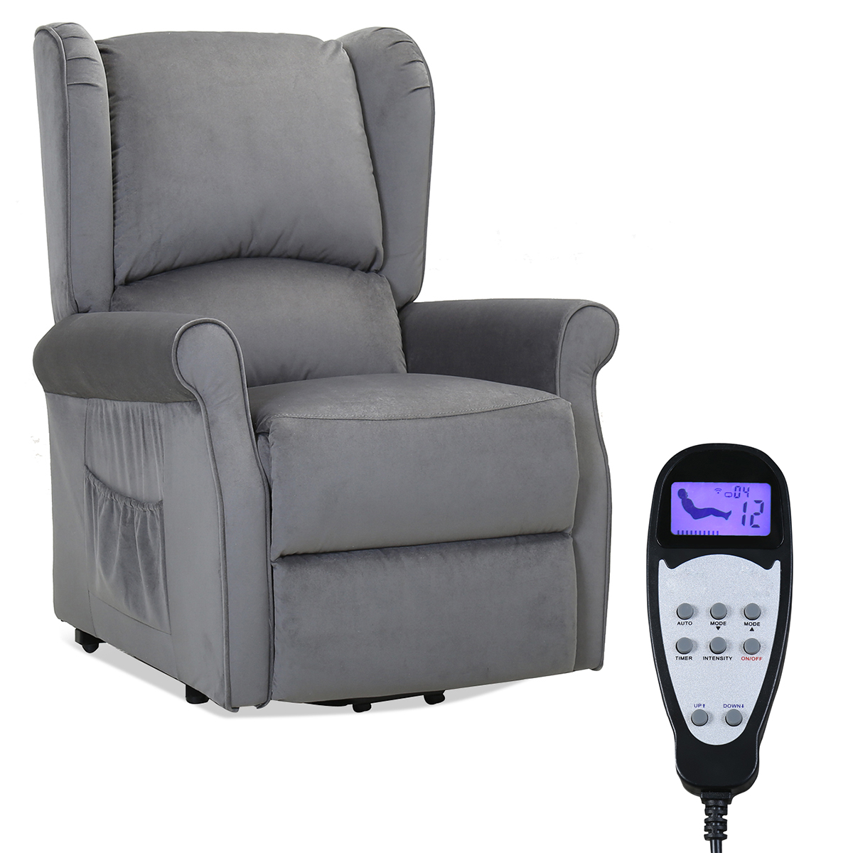 Electric Power Lift Massage Recliner Sofa Chair Vibration Lounge Remote