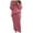 Watermelon Red 2 piece outfits for women, variant on Usmixi Sweater Outfits Set for Women Womens Sweater Lounge Sets Fall Winter Cozy Knitted Pullover Sweater and Skirt Sets with Pocket Casual Solid Skirt 2 Piece Sets Loungewear Set Under $10