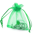thumbnail image 5 of 100PCS Organza Gift Candy Sheer Bags Mesh Jewelry Pouches Drawstring Bulk for Wedding Party Favors Festival Christmas Valentine's Day, 5 of 6
