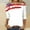 White, variant on Womens Patriotic Shirts Independence Day Under 5 Tops 4th of July Red Pullover Retro American Flag Star Round Neck T Shirts for Juniors Short Sleeve