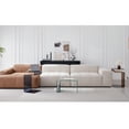 thumbnail image 4 of Glass Nightstand,Bronw Side Table,S-Shaped End Table for Living Room,Bedside Table for Bedroom, 4 of 7