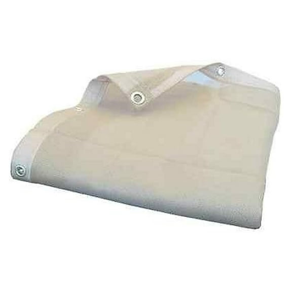 8'X10' (White) Heavy Duty Mesh Tarp Net Sail Sun Shade Awning and Fence Screen Patio and Canopy Cover